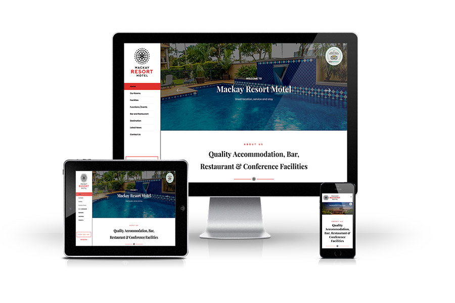 mackay resort website design